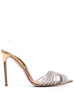 Aquazzura escarpins Gatsby 105 mm à bride arrière - Or Aquazzura escarpins Gatsby 105 mm à bride arrière - Or