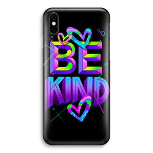 Be Kind: iPhone Xs Volledig Geprint Hoesje