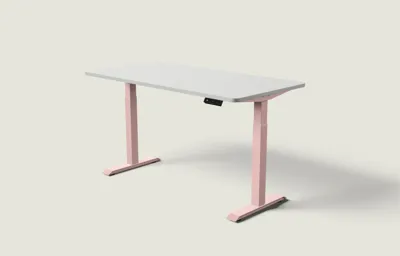 Desktronic HomeOne bureau Zachtroze / Grijs / 160x80 cm