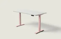 Desktronic HomeOne bureau Zachtroze / Grijs / 160x80 cm