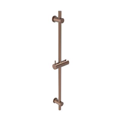 Glijstang MAY 70 cm Met Handdouchehouder Geborsteld Mat Koper PVD