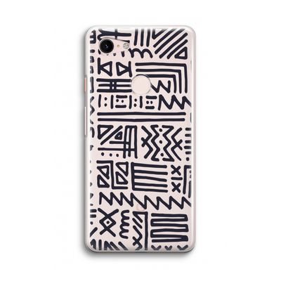 Marrakech print: Google Pixel 3 Transparant Hoesje