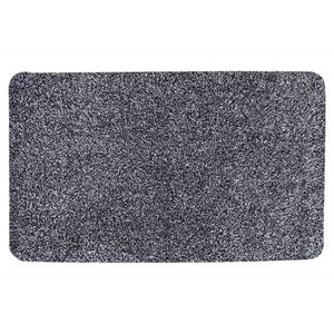 Magic mat extreem absorberende schoonloopmat met antislip 75 x 45 x 4 cm zwart