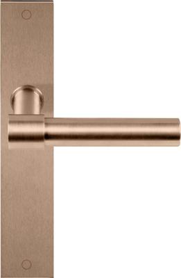 Formani deurkruk Piet Boon ONE PBL20XLP236SFC op schild - PVD licht brons