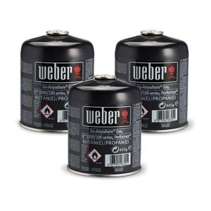 Weber driepak gasbusjes