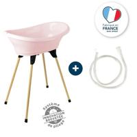 THERMOBABY TUB KIT VASCO Poederroze: bad + pootjes + afvoerslang
