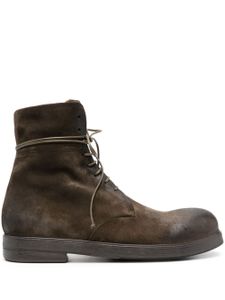 Marsèll bottines Zucca Zeppa 35 mm en cuir - Marron