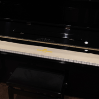 Oostendorp Pianoloper vilt wit met gouden logo