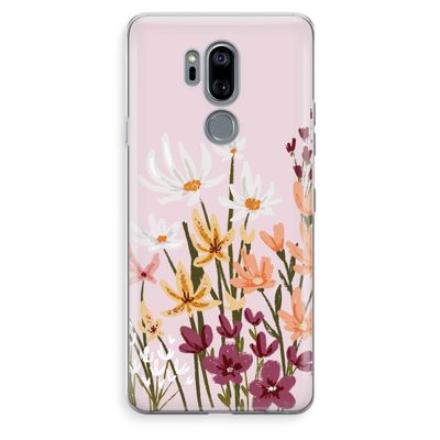 Painted wildflowers: LG G7 Thinq Transparant Hoesje