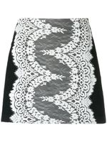 Olympiah lace panelled skirt - Noir