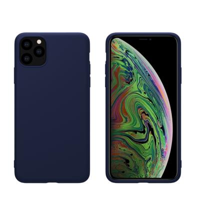 Voor iPhone 11 Pro NILLKIN rubber gewikkeld TPU beschermhoes (blauw)