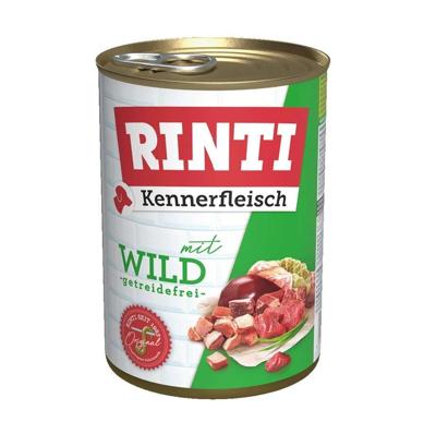 RINTI Kennerfleisch Venison - natvoer voor honden - 400g