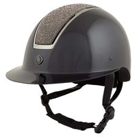 BR Omega glamour glossy cap zwart maat:52-54