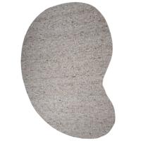 Vloerkleed Stone Donker Beige - Organisch 160 x 230 cm