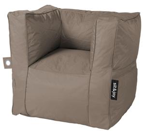 Zitzak stoel 'Grandio' Taupe - Bruin - Weerbestendig - Sit&Joy