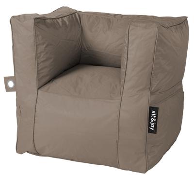 Zitzak stoel 'Grandio' Taupe - Bruin - Weerbestendig - Sit&Joy