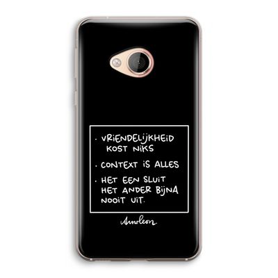 Mijn Motto's: HTC U Play Transparant Hoesje