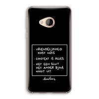 Mijn Motto's: HTC U Play Transparant Hoesje