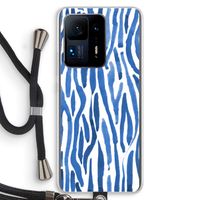 Blauwe nerven: Xiaomi Mi Mix 4 Transparant Hoesje met koord