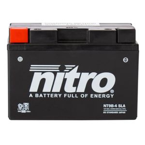 NITRO Gesloten batterij onderhoudsvrij, Batterijen voor motor & scooter, NT9B-4-SLA