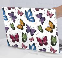 Kleurrijke vlinders zelfklevende laptopsticker - thumbnail