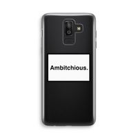 Ambitchious: Samsung Galaxy J8 (2018) Transparant Hoesje