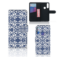 Alcatel 1S 2020 Hoesje Flower Blue