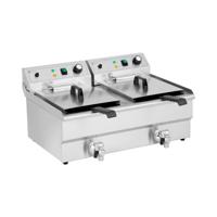 Elektrische friteuse - 2x16 L - Royal Catering - 230 V