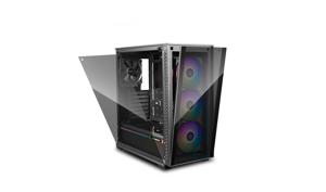 DeepCool MATREXX 70 3F tower behuizing 1x USB-A 2.0, 2x USB-A 3.2 (5 Gbit/s), 2x Audio, Window-kit