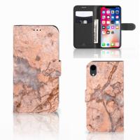 Apple iPhone Xr | Bookcase | Marmer Oranje