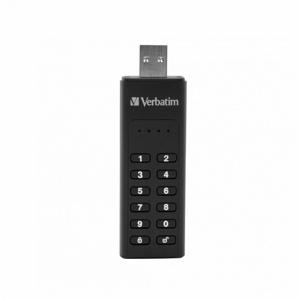 Verbatim Keypad Secure USB-stick 128 GB Zwart 49429 USB 3.2 Gen 1 (USB 3.0)