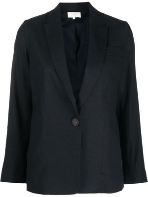 Vince blazer à simple boutonnage - Bleu