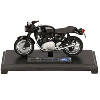 Model speelgoed motor Triumph Thruxton 1200 zwart 1:18   -