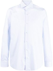 Barba chemise en coton à rayures - Blanc