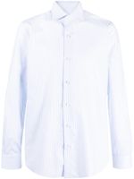 Barba chemise en coton à rayures - Blanc