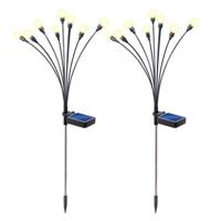 Nexxt Solar tuinlampen set - Vuurvliegjes Effect - Zwart