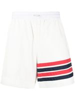 Thom Browne short à 4 bandes signature - Blanc