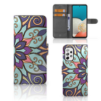 Samsung Galaxy A73 5G Hoesje Purple Flower - thumbnail