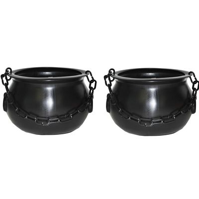 2x Heksenketel voor kinderen 24 cm
