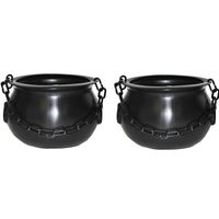 2x Heksenketel voor kinderen 24 cm