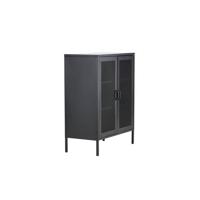 Fjôrd - Dressoir Zwart Doors 40cm - Staal - Misha - thumbnail