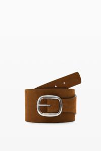 Riem van splitleer - BROWN - 90