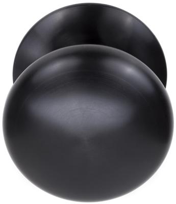 Formani voordeurknop Basics LB65V vast op rozet - PVD gunmetal