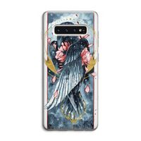 Golden Raven: Samsung Galaxy S10 4G Transparant Hoesje