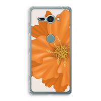 Orange Ellila flower: Sony Xperia XZ2 Compact Transparant Hoesje Orange Ellila flower: Sony Xperia XZ2 Compact Transparant Hoesje