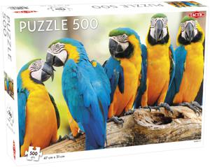 Tactic Puzzel Animal: Parrots puzzel 500 stukjes