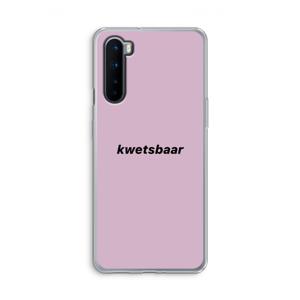 kwetsbaar: OnePlus Nord Transparant Hoesje