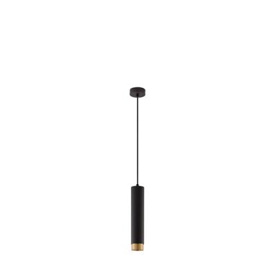 Lyora HanglampPongo M enkel 30cm zwart met goud - 9911525