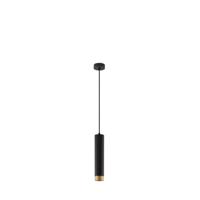 Lyora HanglampPongo M enkel 30cm zwart met goud - 9911525