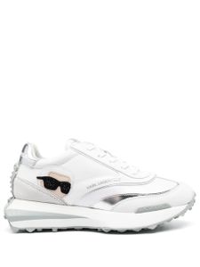 Karl Lagerfeld baskets Zone Karl en cuir - Blanc